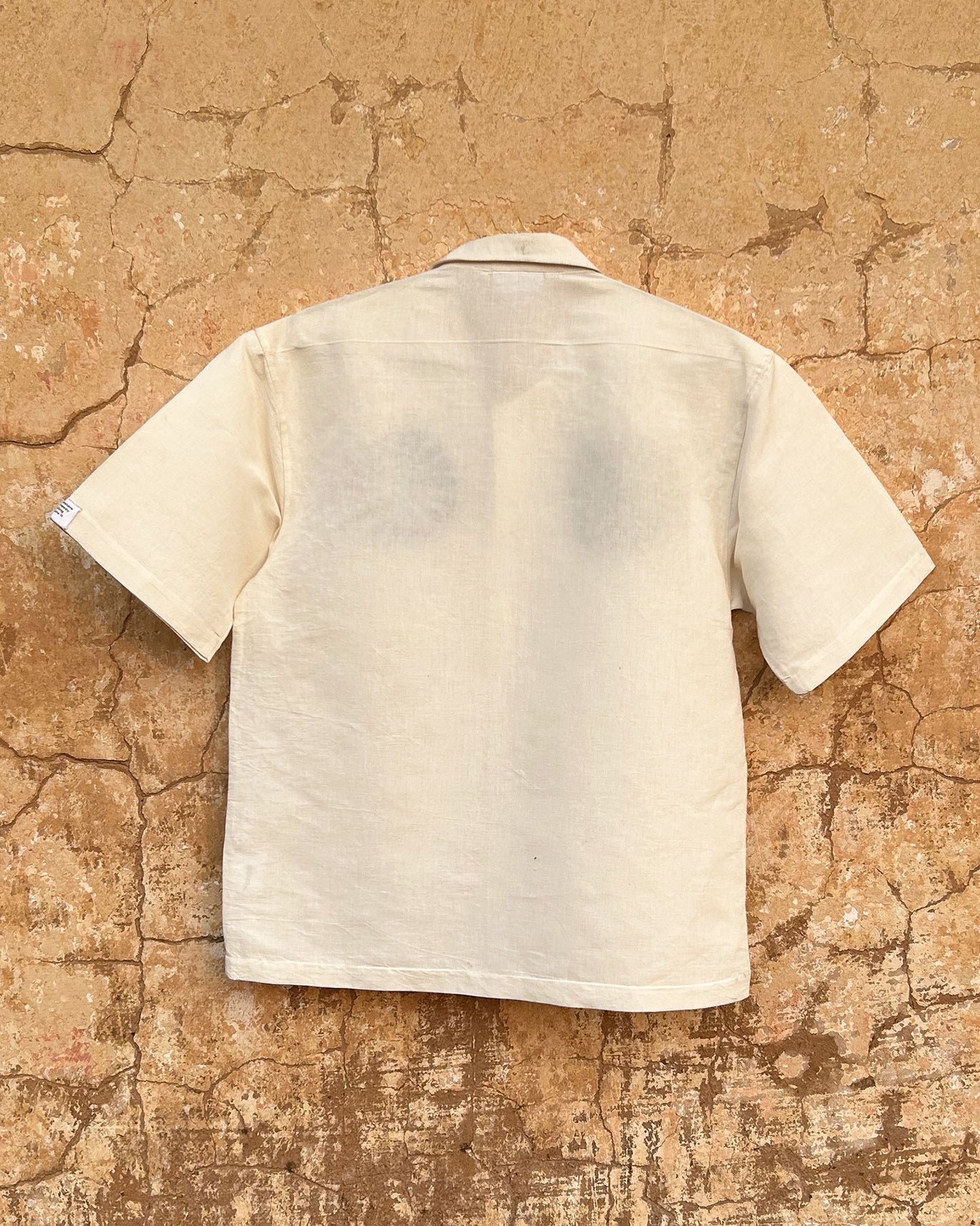 For the Record White Shirt with Hand Embroidery Back