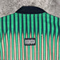 Between the Lines Digital Printed Green Shirt Back Collar