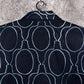 Real Illusion Black Shirt with Embroidered Surface Back Collar