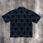 Real Illusion Black Shirt with Embroidered Surface Back